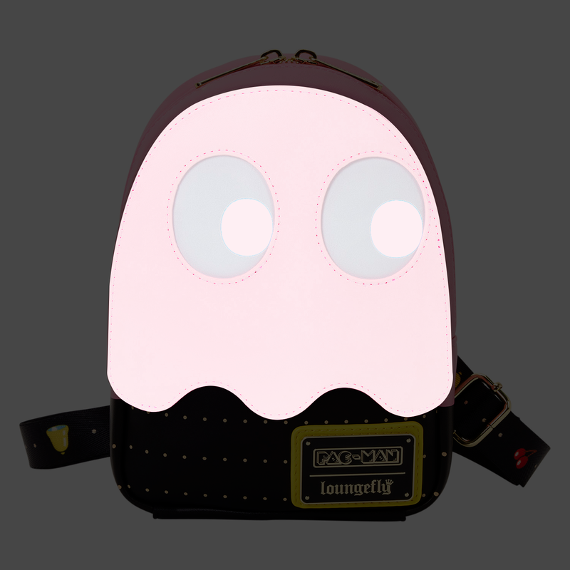 PAC-MAN Pinky Ghost Glow Sling Crossbody Bag, , hi-res view 3